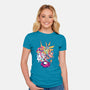 Light-womens fitted tee-Jelly89