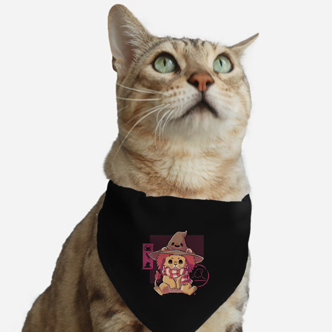 Cute Bravery-cat adjustable pet collar-xMorfina