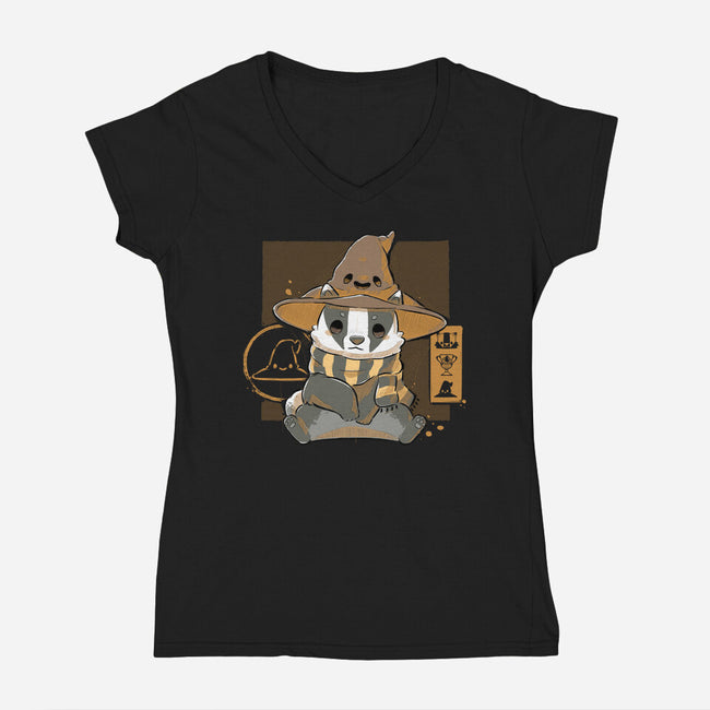 Cute Loyalty-womens v-neck tee-xMorfina