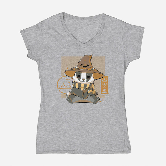Cute Loyalty-womens v-neck tee-xMorfina