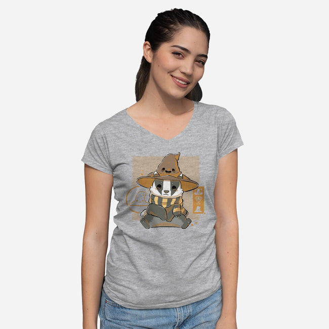 Cute Loyalty-womens v-neck tee-xMorfina