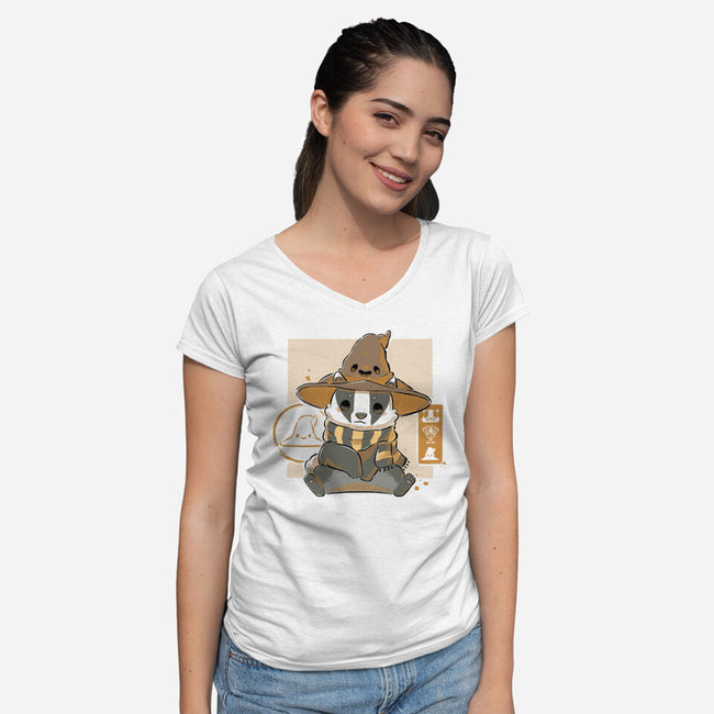 Cute Loyalty-womens v-neck tee-xMorfina