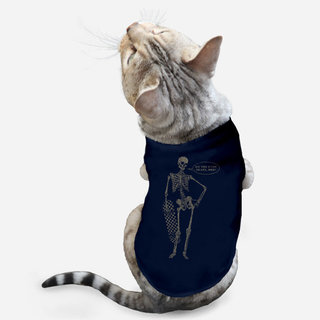 Do You Even Skate Bro-cat basic pet tank-fanfreak1