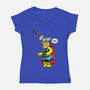 Dad Of Thunder-womens v-neck tee-krisren28