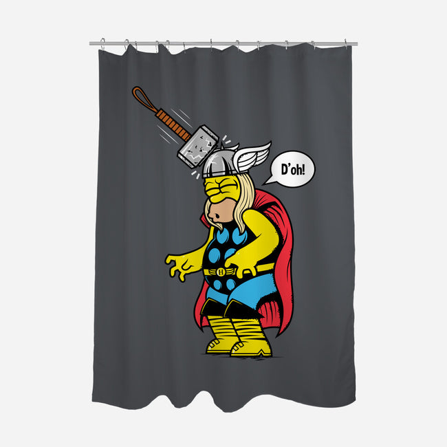 Dad Of Thunder-none polyester shower curtain-krisren28