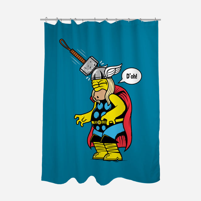Dad Of Thunder-none polyester shower curtain-krisren28