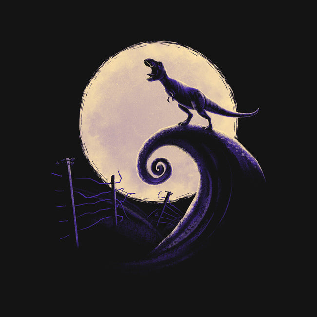 Jurassic Nightmare-womens v-neck tee-teesgeex