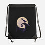 Jurassic Nightmare-none drawstring bag-teesgeex
