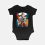 Stranger Falls 4-baby basic onesie-trheewood