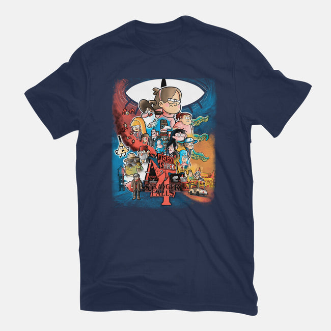 Stranger Falls 4-womens fitted tee-trheewood
