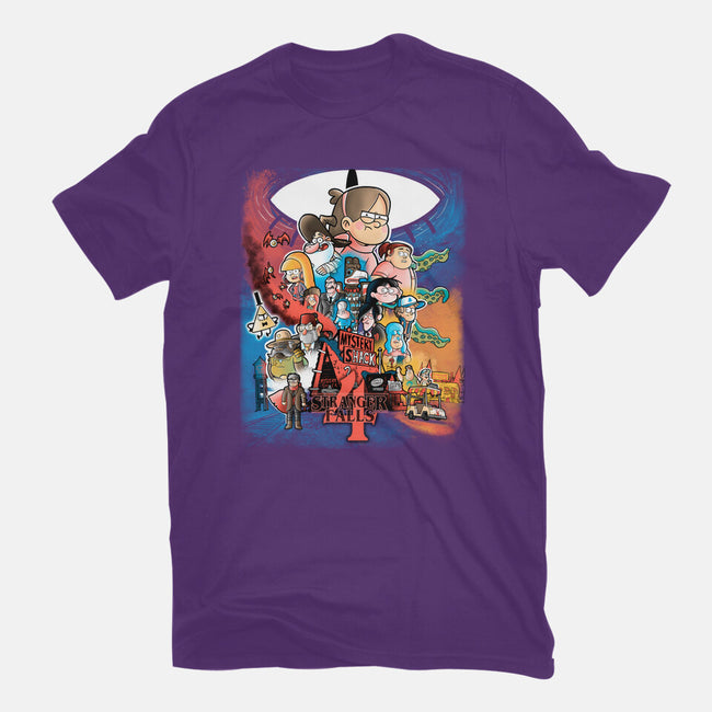 Stranger Falls 4-womens fitted tee-trheewood