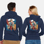 Stranger Falls 4-unisex zip-up sweatshirt-trheewood