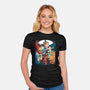 Stranger Falls 4-womens fitted tee-trheewood