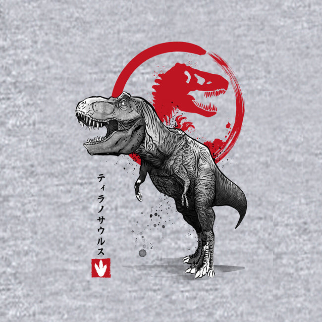 Tyrannosaurus Sumi-E-mens heavyweight tee-DrMonekers