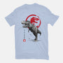 Tyrannosaurus Sumi-E-mens heavyweight tee-DrMonekers