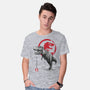 Tyrannosaurus Sumi-E-mens basic tee-DrMonekers