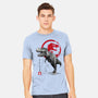 Tyrannosaurus Sumi-E-mens heavyweight tee-DrMonekers