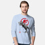 Tyrannosaurus Sumi-E-mens long sleeved tee-DrMonekers