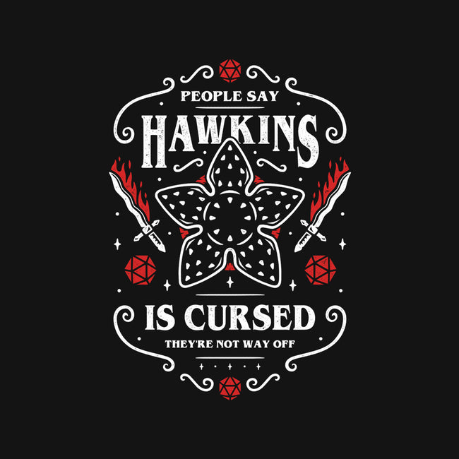 Hawkins Is Cursed-none removable cover w insert throw pillow-Alundrart