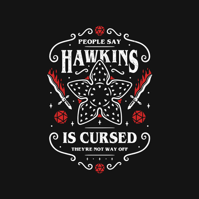 Hawkins Is Cursed-youth pullover sweatshirt-Alundrart