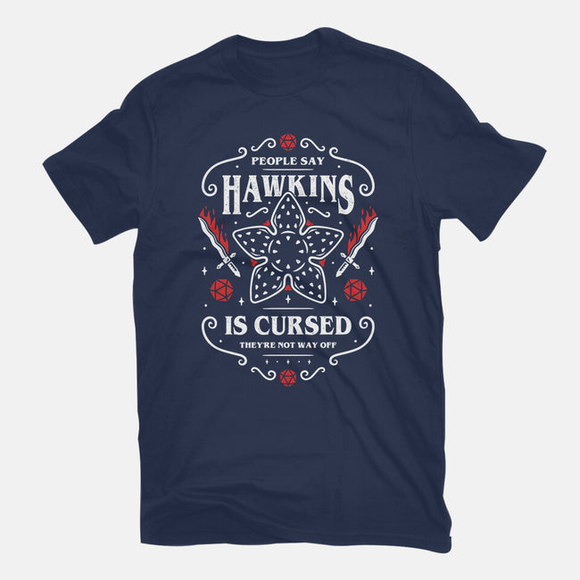 Hawkins Is Cursed-womens fitted tee-Alundrart