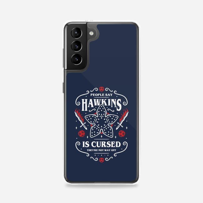 Hawkins Is Cursed-samsung snap phone case-Alundrart