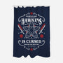 Hawkins Is Cursed-none polyester shower curtain-Alundrart