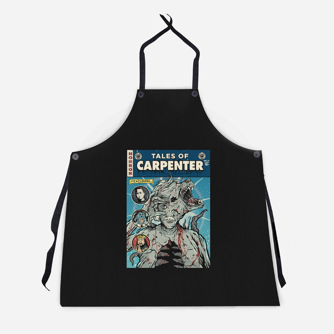 Tales Of Carpenter-unisex kitchen apron-Green Devil