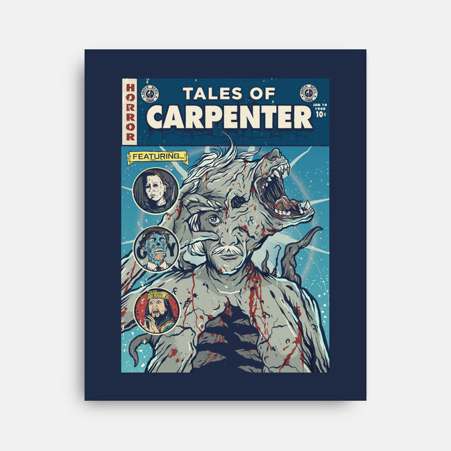 Tales Of Carpenter-none stretched canvas-Green Devil