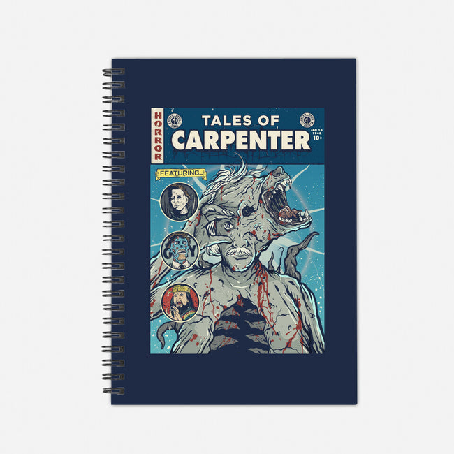 Tales Of Carpenter-none dot grid notebook-Green Devil