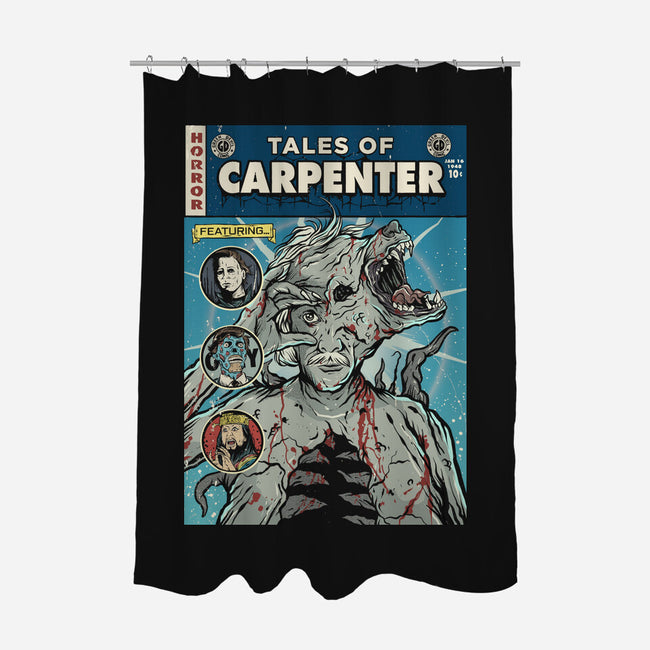 Tales Of Carpenter-none polyester shower curtain-Green Devil