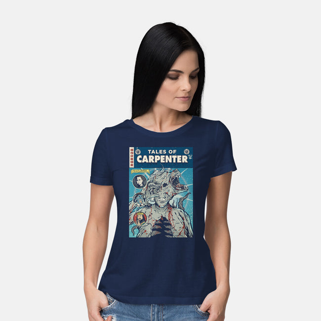 Tales Of Carpenter-womens basic tee-Green Devil