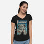 Tales Of Carpenter-womens v-neck tee-Green Devil