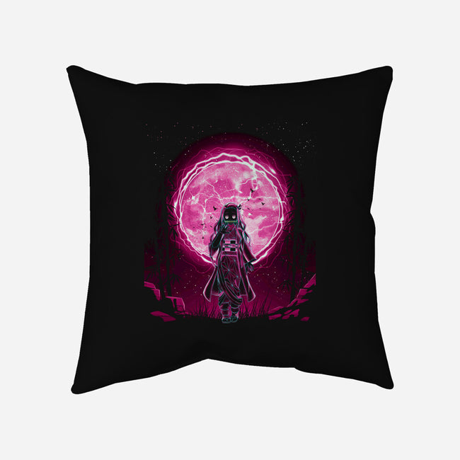 Kimetsu No Yaiba Nezuko-none removable cover w insert throw pillow-rondes