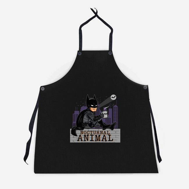 Nocturnal Animal-unisex kitchen apron-Boggs Nicolas