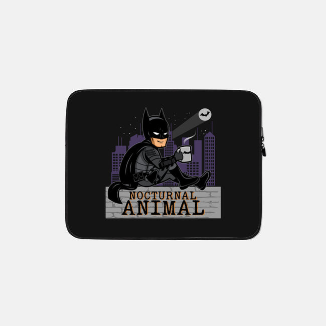 Nocturnal Animal-none zippered laptop sleeve-Boggs Nicolas