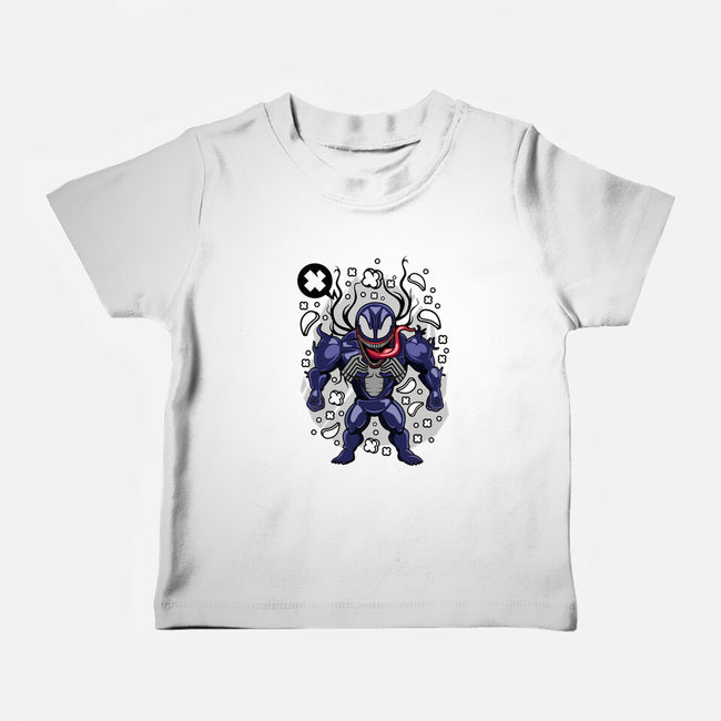 Cartoon Symbiote-baby basic tee-ElMattew