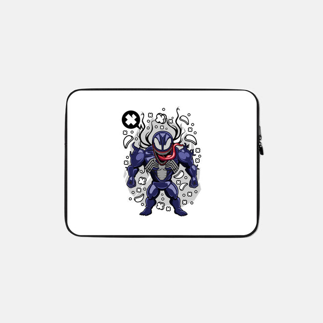 Cartoon Symbiote-none zippered laptop sleeve-ElMattew