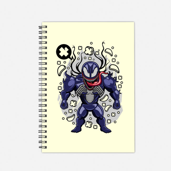 Cartoon Symbiote-none dot grid notebook-ElMattew