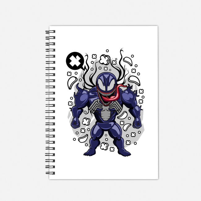 Cartoon Symbiote-none dot grid notebook-ElMattew