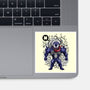 Cartoon Symbiote-none glossy sticker-ElMattew