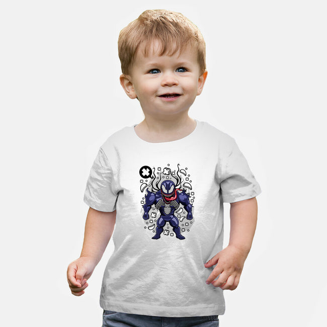 Cartoon Symbiote-baby basic tee-ElMattew