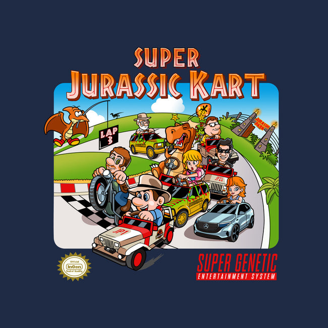 Jurassic Kart-none removable cover w insert throw pillow-daobiwan