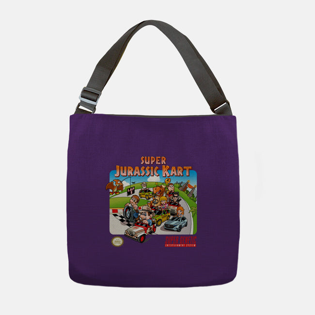Jurassic Kart-none adjustable tote bag-daobiwan