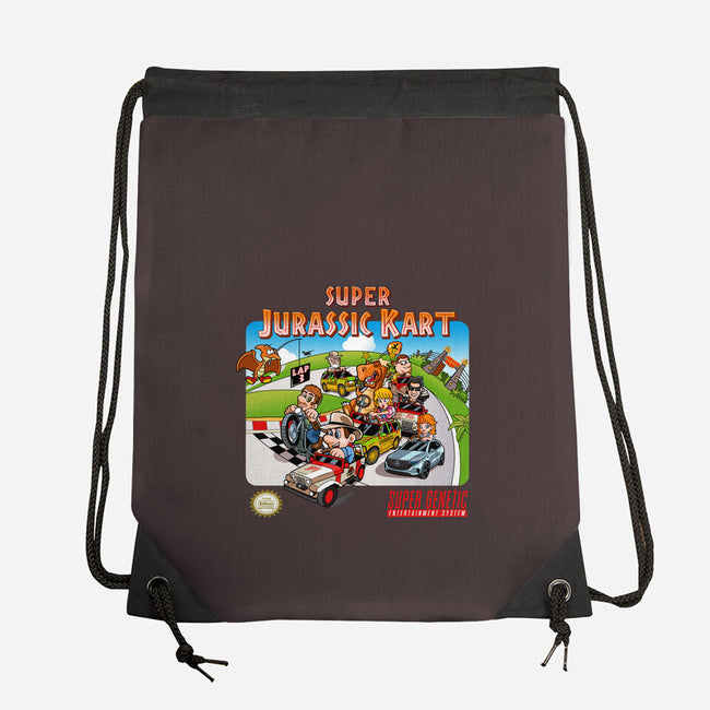 Jurassic Kart-none drawstring bag-daobiwan