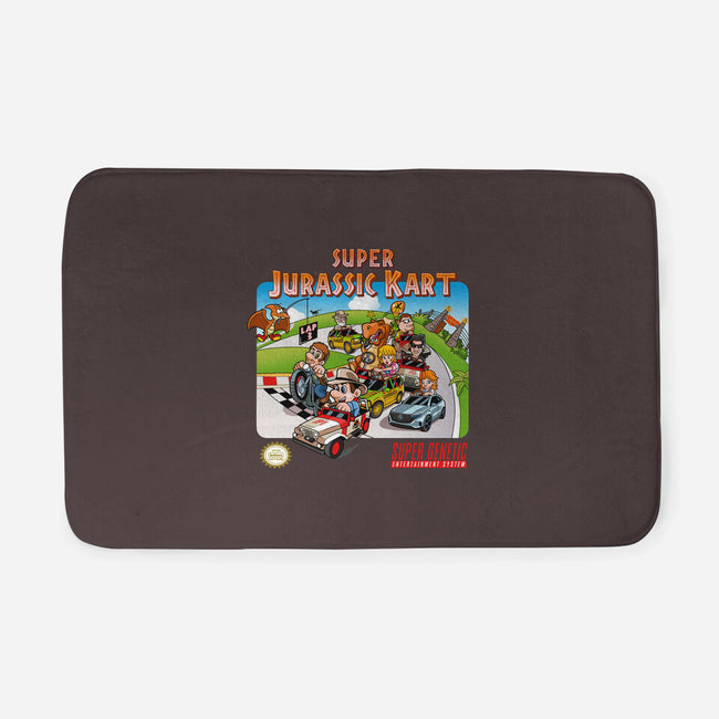 Jurassic Kart-none memory foam bath mat-daobiwan