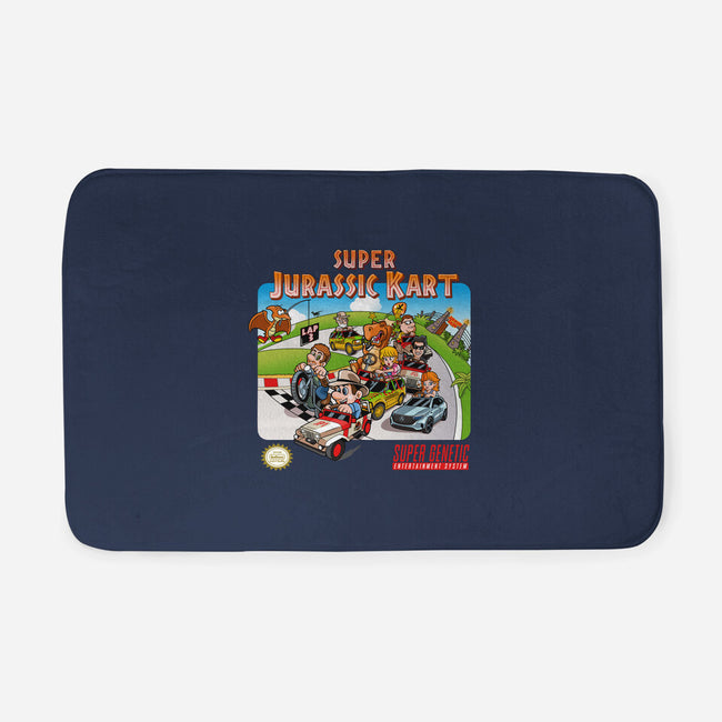 Jurassic Kart-none memory foam bath mat-daobiwan