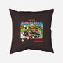 Jurassic Kart-none removable cover w insert throw pillow-daobiwan