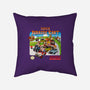 Jurassic Kart-none removable cover w insert throw pillow-daobiwan