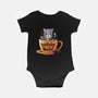 Black Coffee Black Magic-baby basic onesie-eduely